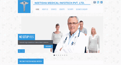 Desktop Screenshot of neetishamedicalinfotech.com