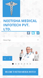 Mobile Screenshot of neetishamedicalinfotech.com